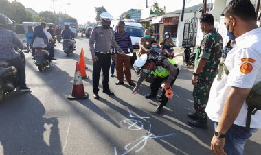 INOVA Senggol Pejalan Kaki, Tangan Retak