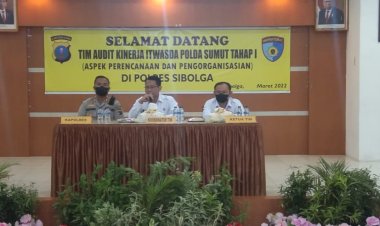 POLDASU Audit Kinerja Polres Sibolga.