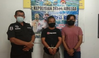 Aparat Lingkungan Ditangkap SAT NARKOBA Polres Sibolga Dan Gagalkan Transaksi Sabu