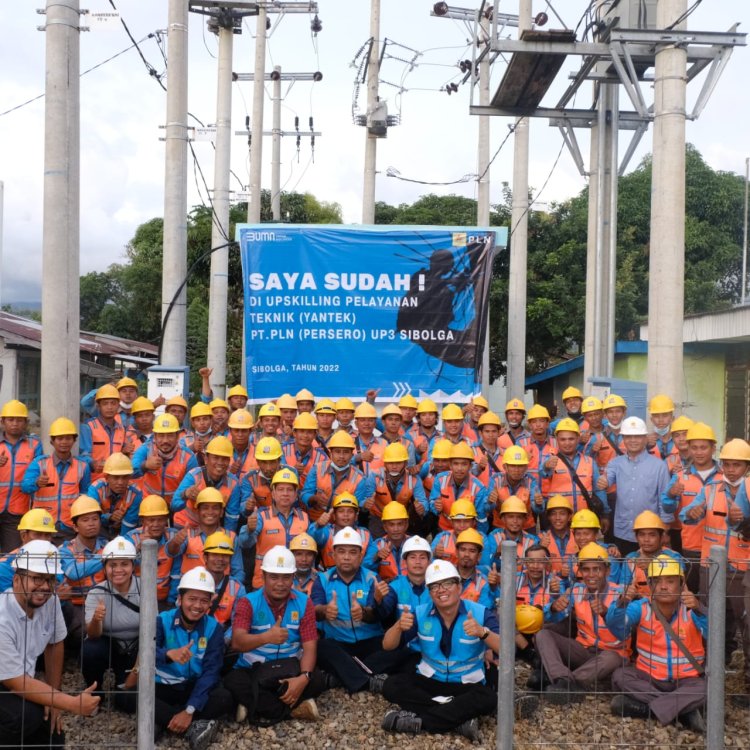 PLN UP3 Sibolga Gelar Pelatihan Program Upskilling Petugas Yantek
