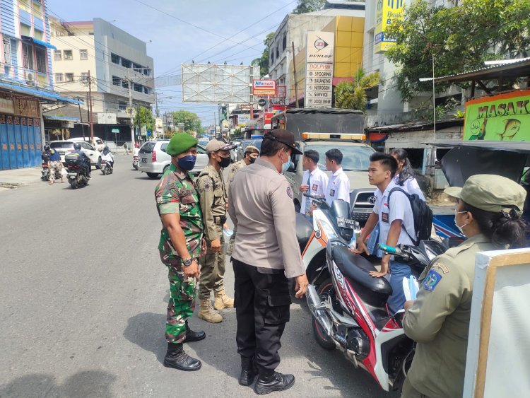 Polres, Kodim 0221/ TT dan Satpol PP  Sibolga Gelar Operasi Yustisi guna Cegah dan Putus penyebaran Virus Covid-19