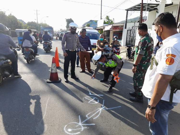 INOVA Senggol Pejalan Kaki, Tangan Retak