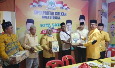 Ketua DPD Golkar Sibolga Jamil Zeb Tumori Lepas Tim Safari Ramadhan Dan Buka Puasa Bersama