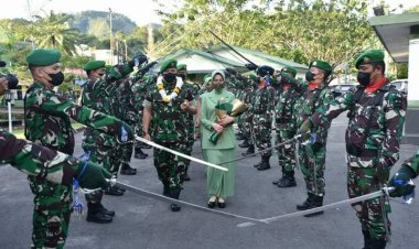 KOREM 023/KS GELAR TRADISI PENYAMBUTAN PEJABAT BARU DANREM 023/KS