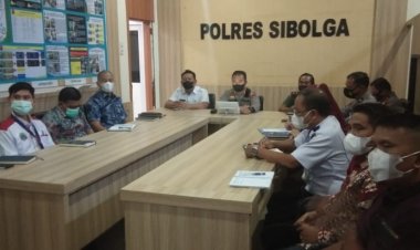 Jelang Operasi Ketupat, Polres Sibolga Gelar Rapat bersama instansi terkait secara virtual, Kamis dari Mabes Polri 