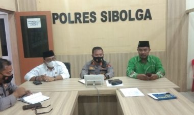 Untuk Percepatan 1 Juta Vaksin Boster POLRES Sibolga koordinasi Dengan, KEMENAG  DAN PB NU Sibolga 