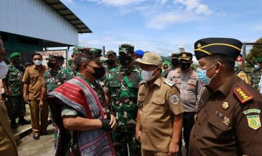 Pangdam I/BB Tinjau Latihan Posko I Korem 023/KS Ta.2022