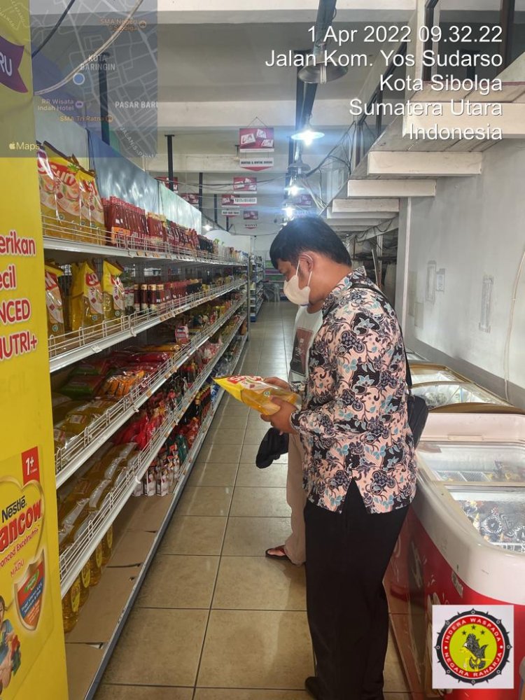 H-1 Ramadhan, Polres Kembali Sidak Ketersediaan Minyak Goreng di Sibolga