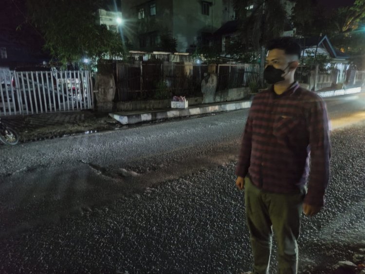 Hindari Kerumunan Dimalam Hari, Polres Sibolga Padamkan Penerangan 