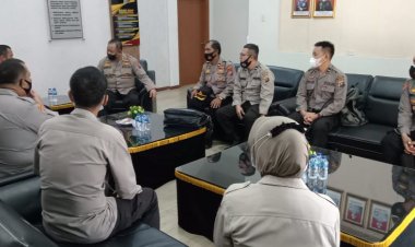 Supervisi Biro Logistik PoldaSu di Sibolga,  Untuk pengawasan dan pengecekan sistem pengadaan barang milik Negara