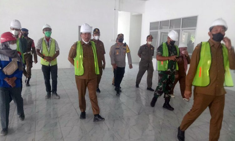 Walikota Sibolga Tinjau Pembangunan Pasar Sibolga Nauli