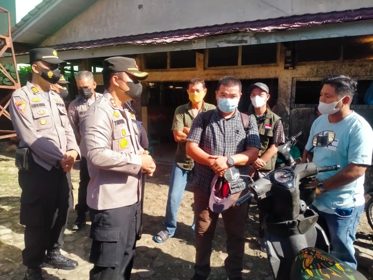 Hindari Penyakit Mulut Dan Kuku Pada Hewan (PMK) Kapolres Dan Kadis Tinjau RPH 