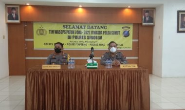 Tim Itwasda Polda Sumut Gelar Was Ops Patuh Toba 2022 di Polres Sibolga