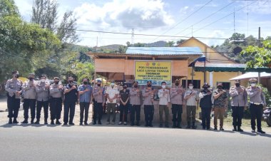 Kapolres Sibolga, Cek Pos Pemeriksaan Lalu lintas Ternak Untuk Pengendalian PMK