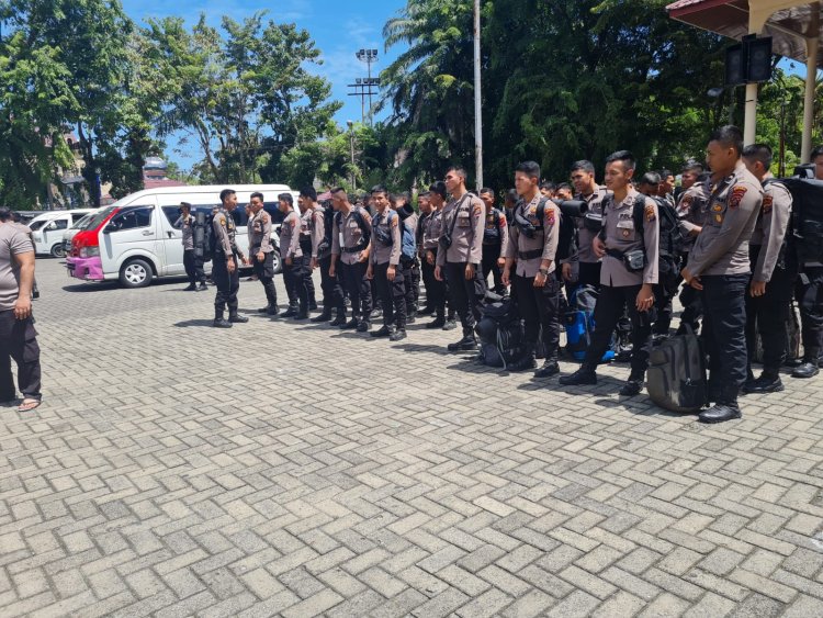 Usai BKO Di Nias, Kapolres Sibolga Berangkatkan Personil Kembali Ke Kesatuan