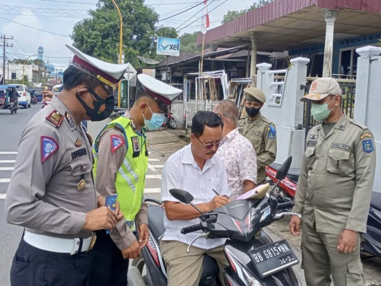 Hasil Operasi Zebra Toba 2022 Di Polres Sibolga, Tilang Teguran Capai 288