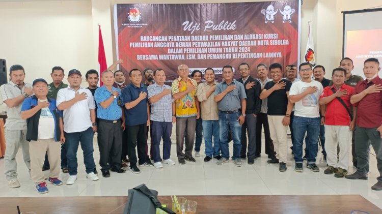 KPU Sibolga Gelar Uji Publik Rancangan Daerah Pemilihan