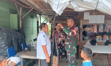 Peduli Kesehatan Ibu & Balita, Babinsa Dampingi Kegiatan Posyandu di Pargaringan