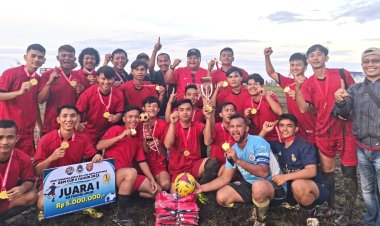 Syarfi Tutup Turnamen BSM Cup II se-Kepulauan Nias, Idanoi FC Rebut Juara