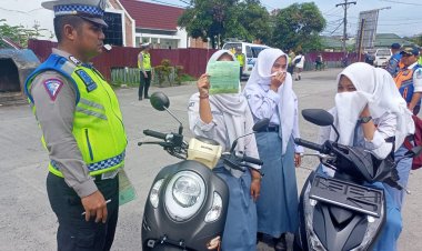 Ganggu Kenyamanan Warga, Polres Sibolga Razia Knalpot Brong