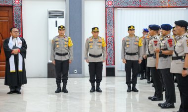 Sertijab Kapolres Sibolga, Kapolda Harapkan dapat membawa perubahan positif