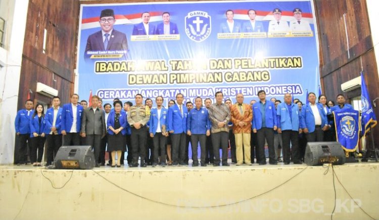 DPC GAMKI Sibolga Dilantik, Dr Lucien P Sitanggang Ketua Gamki Periode 2023-2026
