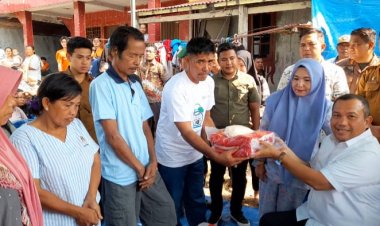 Walikota Bersama Forkopimda Sibolga, Kunjungi Dan Berikan Bantuan Kepada Korban Kebakaran