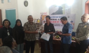 Pemdes Mela Dolok Salurkan BLT DD kepada Warganya, kades : "Desa Mela Dolok Tak Pernah Ada Lumbung Desa"