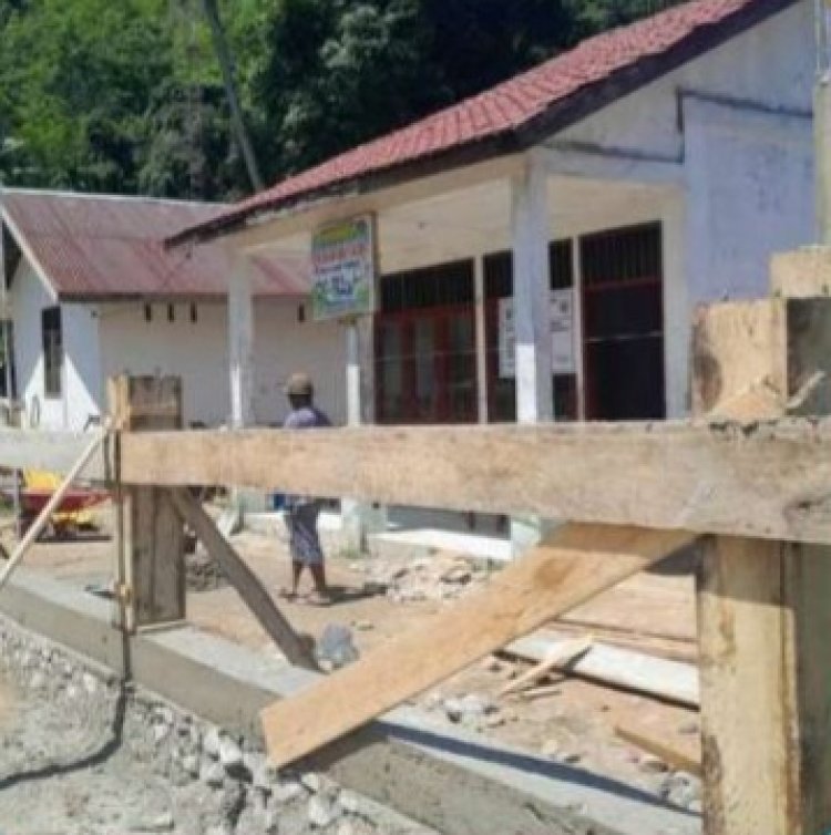 Pemdes Aek Garut Bangun Gedung PAUD Untuk Bangun SDM Anak & Serahkan BLT Serta Makanan Tambahan