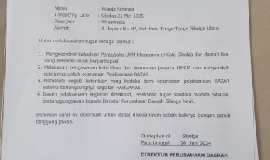 Tak jadi Berdagang Di bazar Kota Beringin, Pedagang Minta Dirut PD Sina, "kembalikan" Uang yang telah "Diterima"