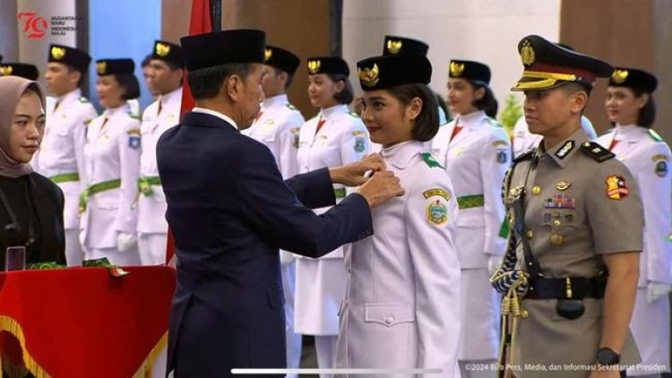 Violetha Dari Sibolga Pemimpin Upacara Pelantikan Paskibraka dan Peraih Penghargaan Lemhanas satu-satunya
