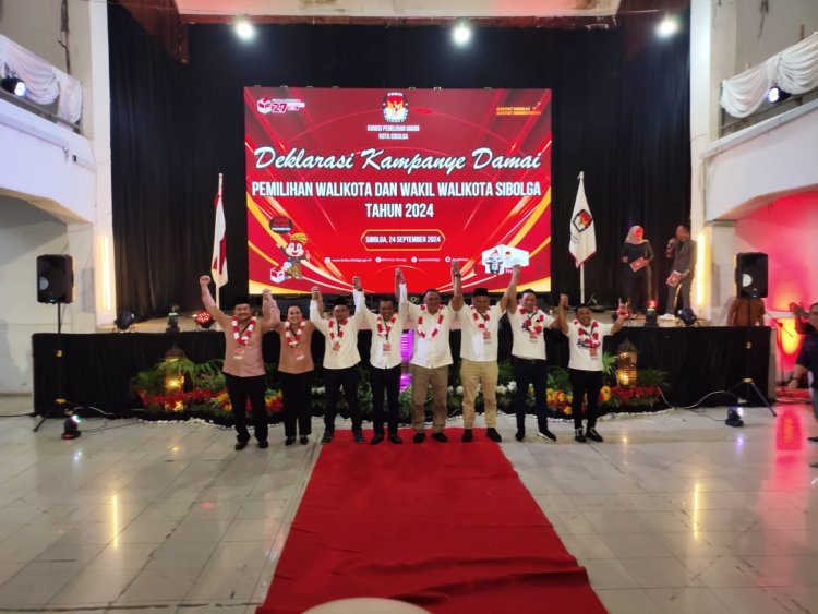 KPU Sibolga Gelar Deklarasi Kampanye Damai 