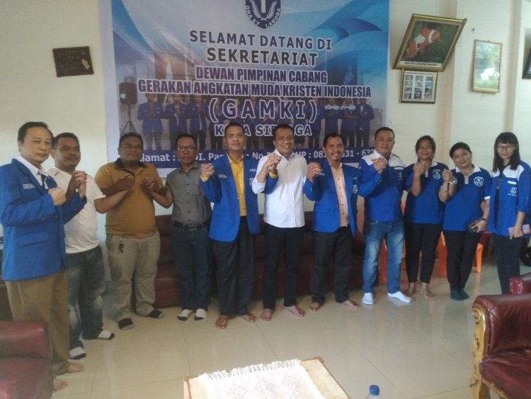 Paslon Romantis kunjungi kantor GAMKI Sibolga, Diskusi terbuka 