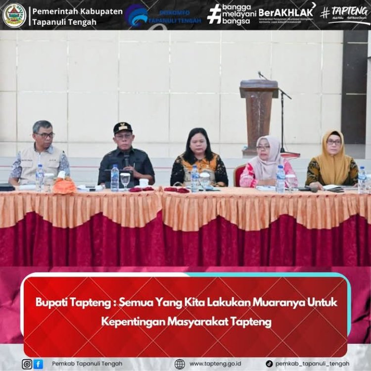Bupati Tapteng Minta Kades Bekerja Dengan Benar, Jangan Ada Penyelewengan Dana Desa