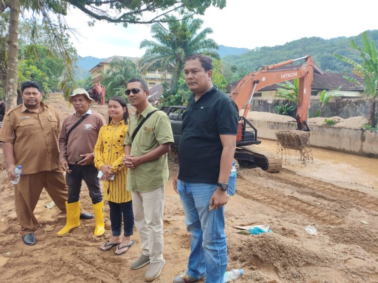 Ketua GAMKI kota sibolga & Tapteng Apresiasi Pemko Sibolga Untuk Normalisai sungai Aek Doras